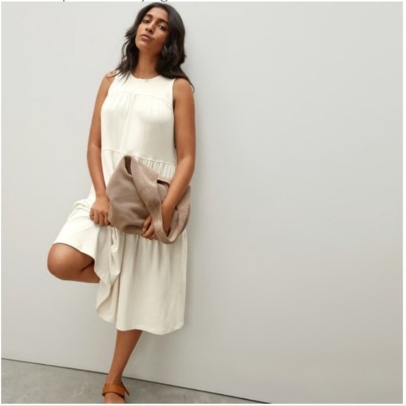 Everlane The Weekend Tiered Dress - Picture 1 of 11